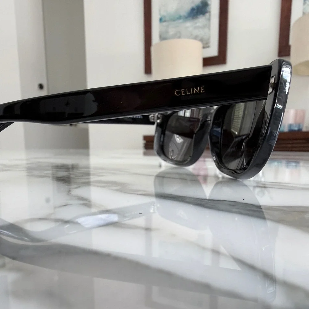 Celine‎ Reflective Sunglasses CL400720l Black Mens Unisex